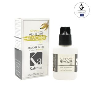 Remover in Gel per extension ciglia Kalentin 15ml, delicato e profumato alla banana.