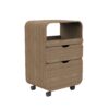 Carrello estetico in legno Silver Fox per Centri Estetici e SPA, colore Legno Naturale