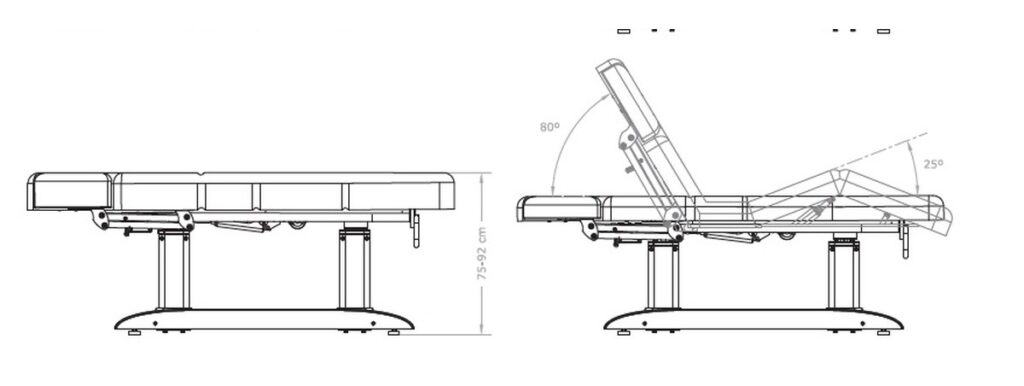 Disegno Tecnico - Vista Laterale e Specifiche